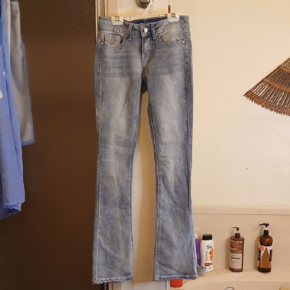 Mudd Light‎ Blue Flare Jeans. Sz.0